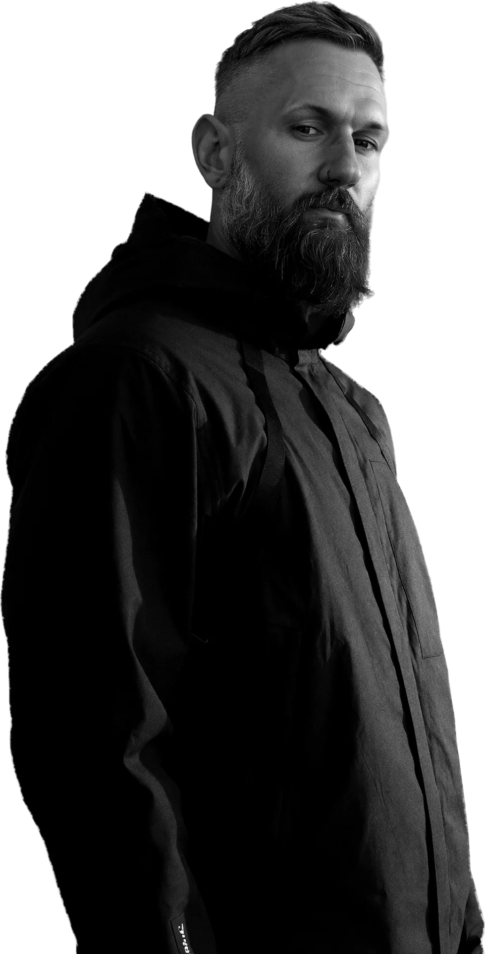 Michael Schuhmann, schwarze Jacke, Blick in die Kamera